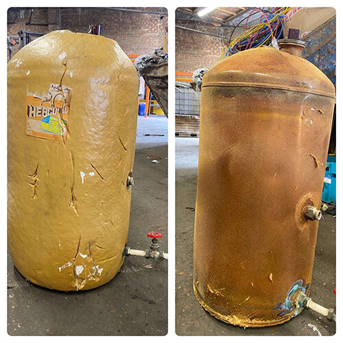 copper tanks recycling